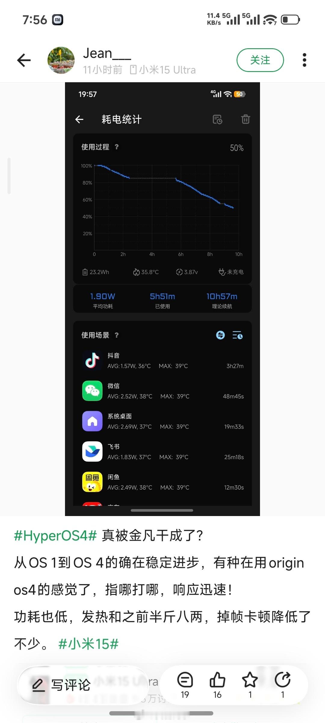 网友：HyperOS4真被金凡干成了？从OS1到OS4的确在稳定进步，有种
