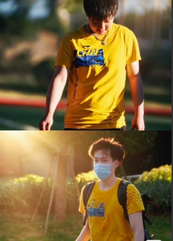 第一次看到莎头这张图还藏着多少惊喜我们不知道啊！两人穿一样黄色的文化衫都