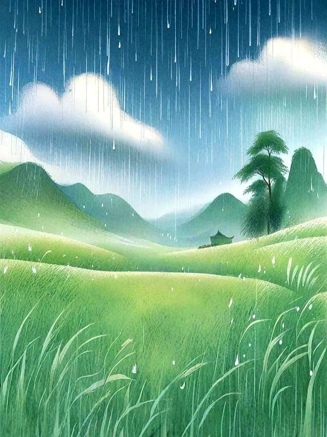 正月十三，窗外细雨断续，像老话里的小小应验。民间一句话听着接地气：十三下雨，年