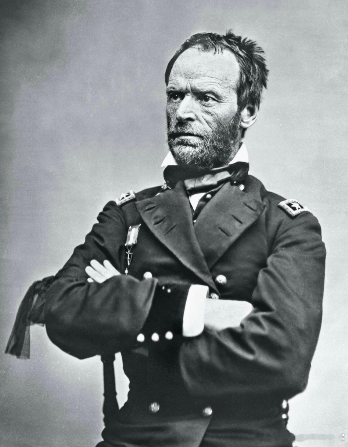 1865年的WilliamTecumsehSherman谢尔曼（1820.2