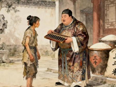 明朝嘉靖三年冬，员外贪图便宜，用三斗米换来一个快饿死的丫鬟，让她当牛做马，3年后