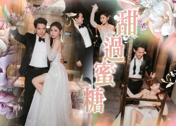 【On.cc】簡淑兒麥大力婚照曝光　恩愛反轉酒店煲呔都拆埋藝人簡淑兒同男友麥大力