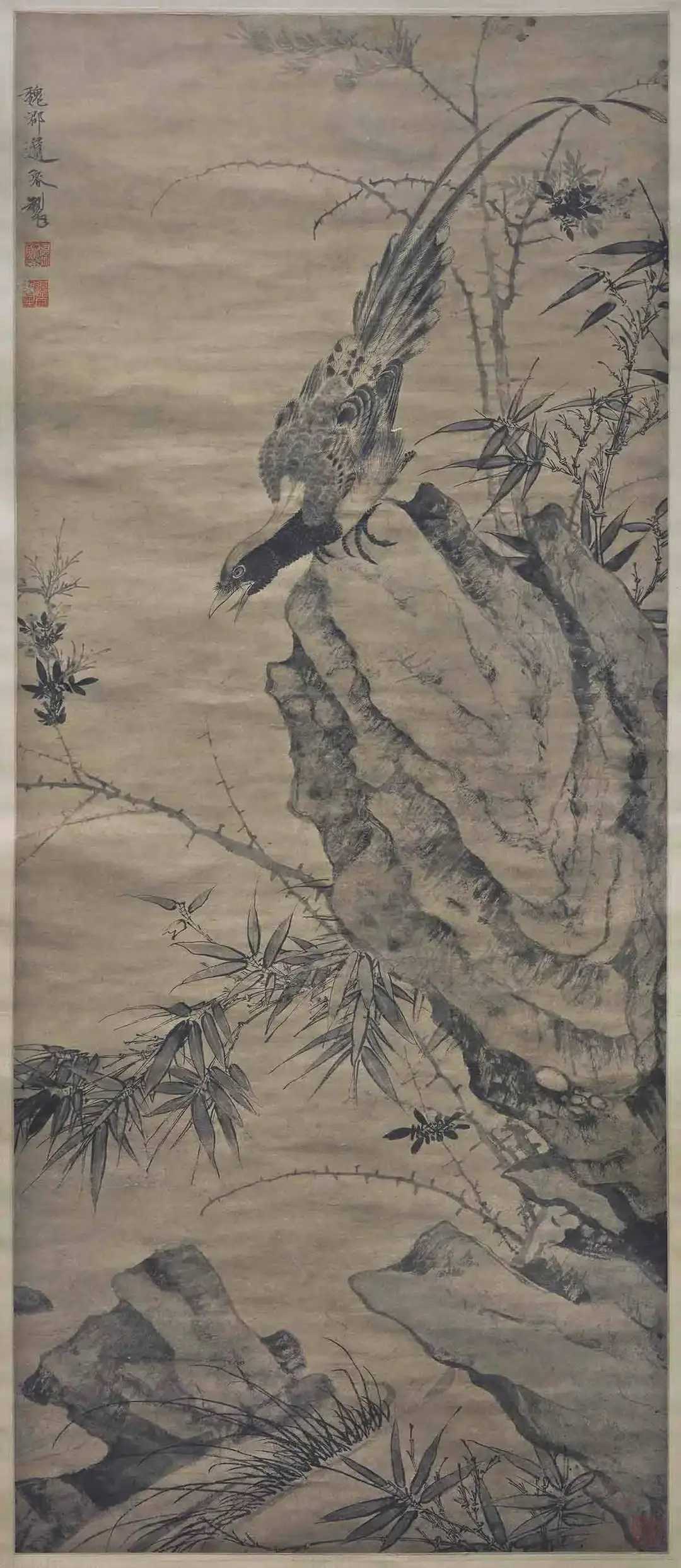 元边鲁《起居平安图》。边鲁（生卒年不详），元代中期重要的少数民族画家，字至愚，