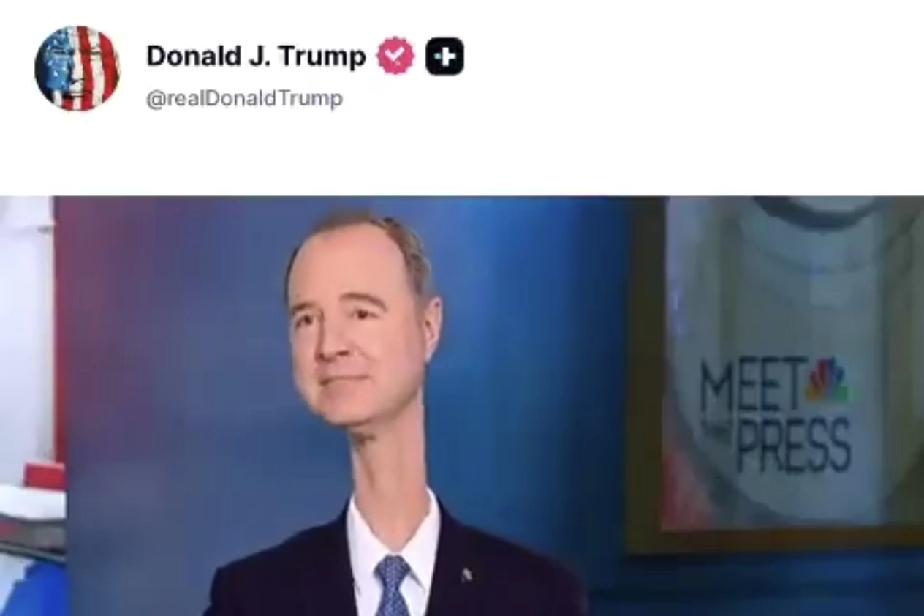 🚨🇺🇸特朗普在热门帖子中抨击“铅笔颈”希夫特朗普刚刚再次在社交媒体上发