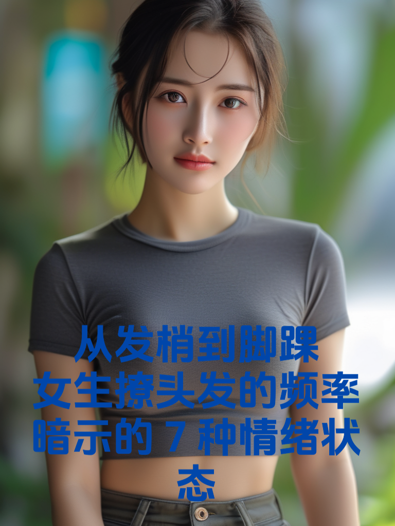 从发梢到脚踝：女生撩头发的频率暗示的7种情绪状态