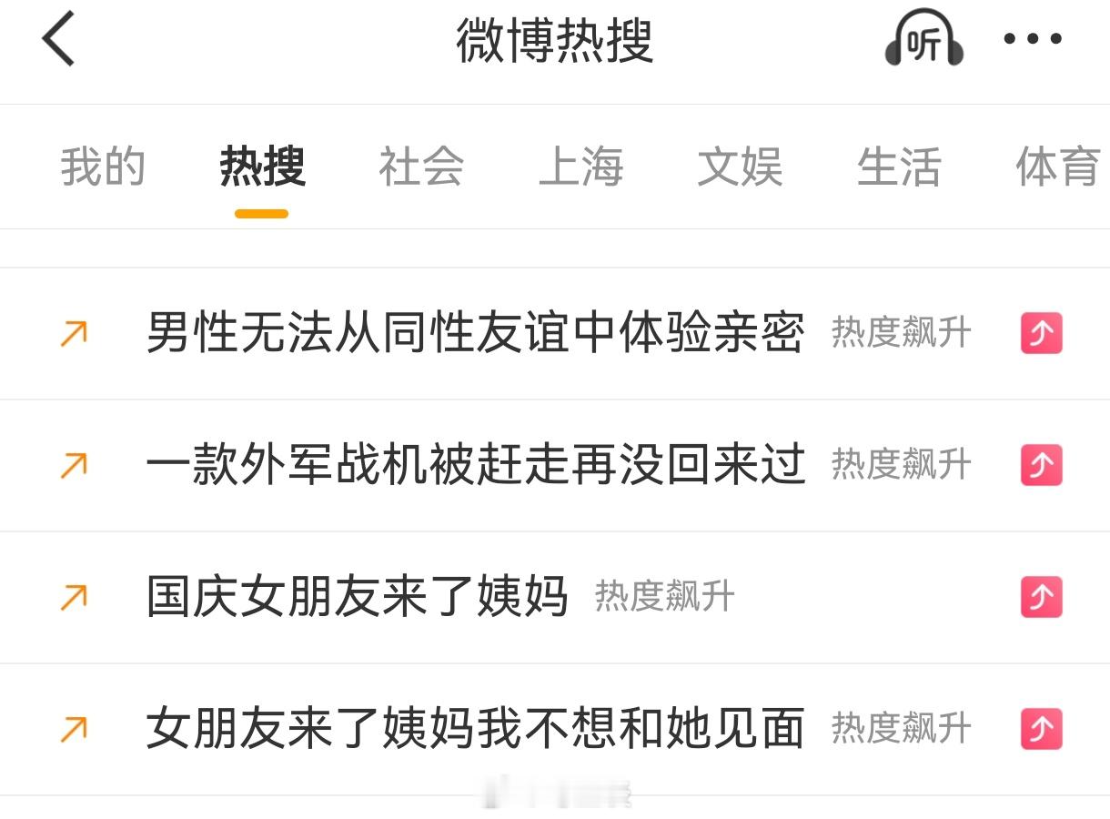 有没有人统计过，一年下来，到底有多少卫生巾、痛经、月经、大姨妈…上了全国热搜？[