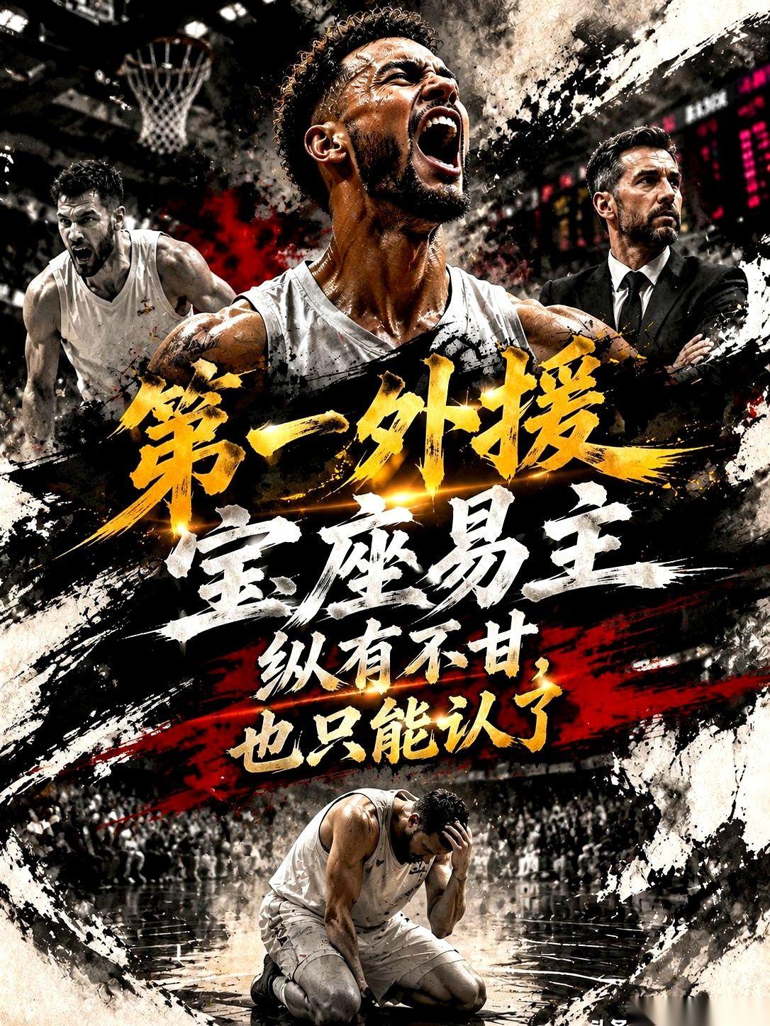 广厦3比0被上海队摁在地上摩擦，只差最后一场，就要被横扫出局。全场的灯光都像打