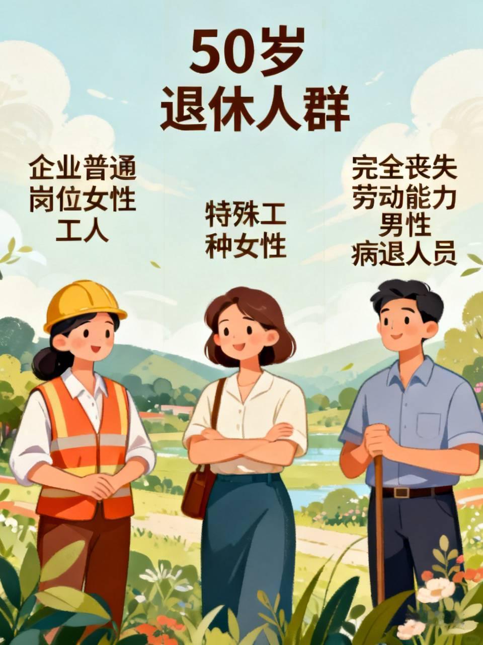 50岁退休都是些什么人？近来刷到不少人好奇，50岁就能退休的都是