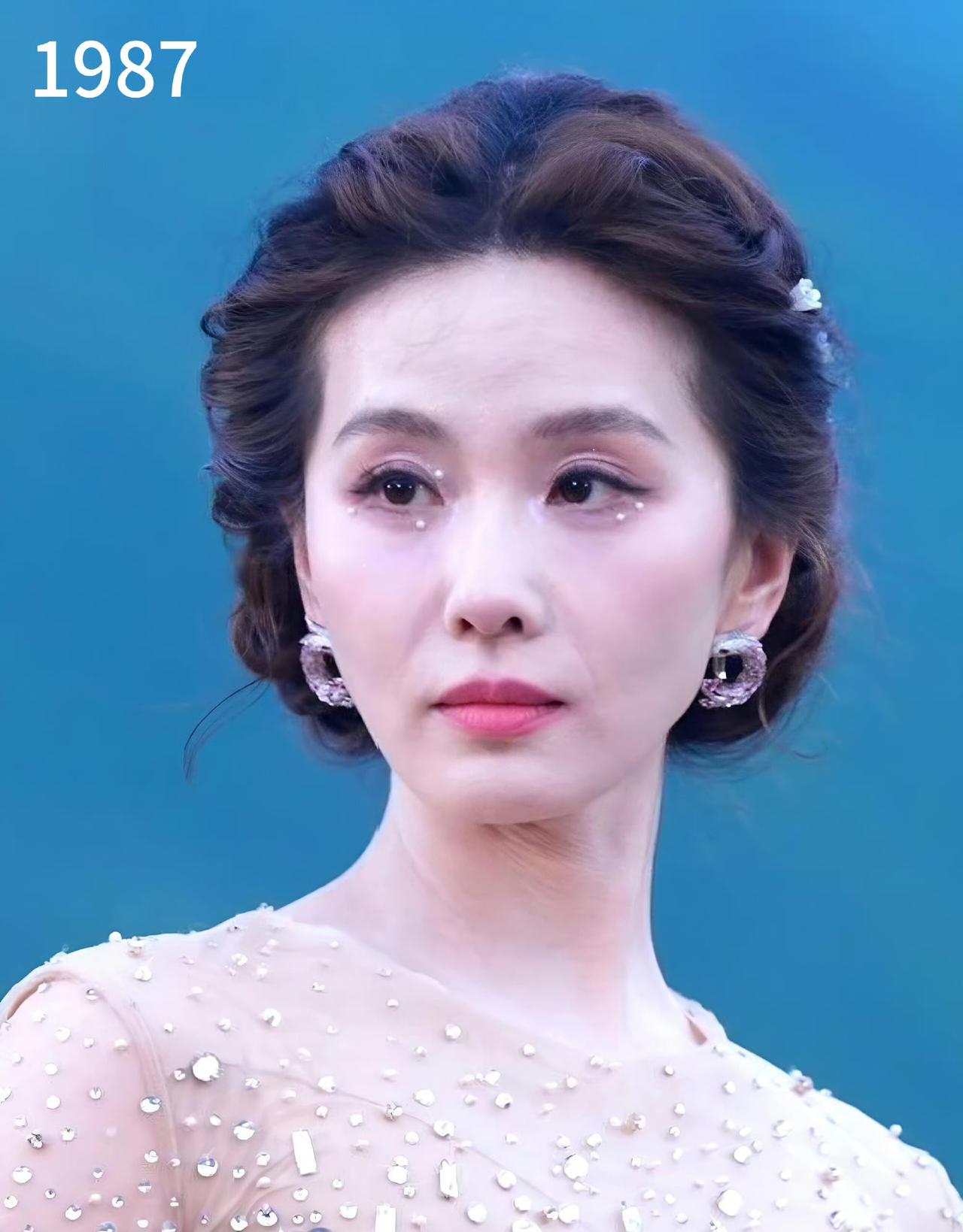 VOGUE九寨沟活动女明星生图，离开美颜和滤镜自然光线下，女明星们无论是皮肤状