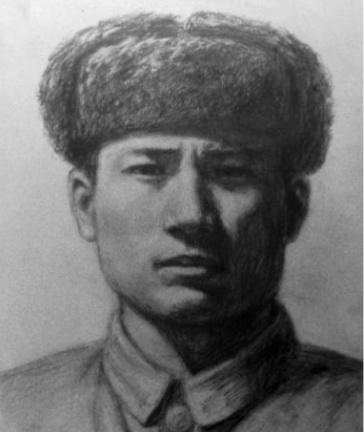 平津战役烈士尤瞎混，华北军区4纵32团6连班长，1948年冬，在新保安战斗中牺牲