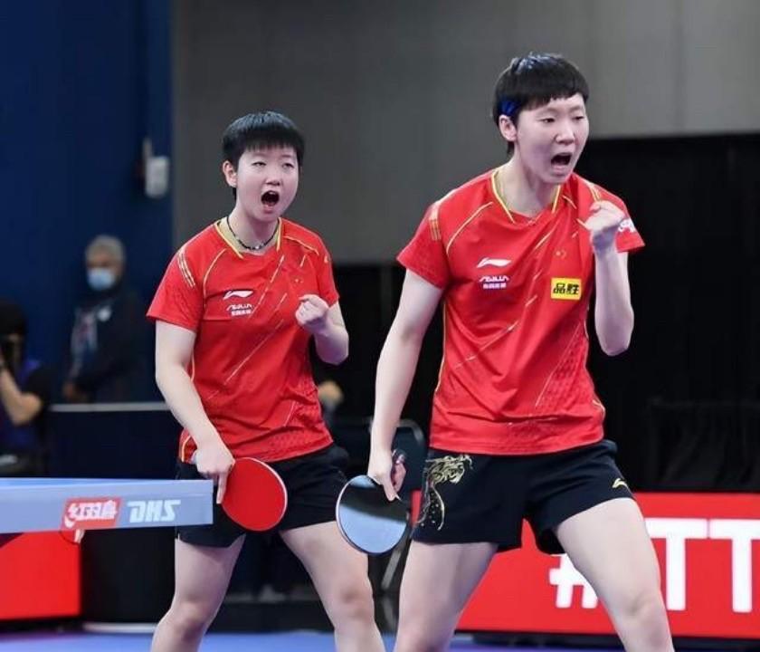 孙颖莎：我有世乒赛单打冠军王曼昱：我也是孙颖莎：我所在的1/8区对手全是一姐