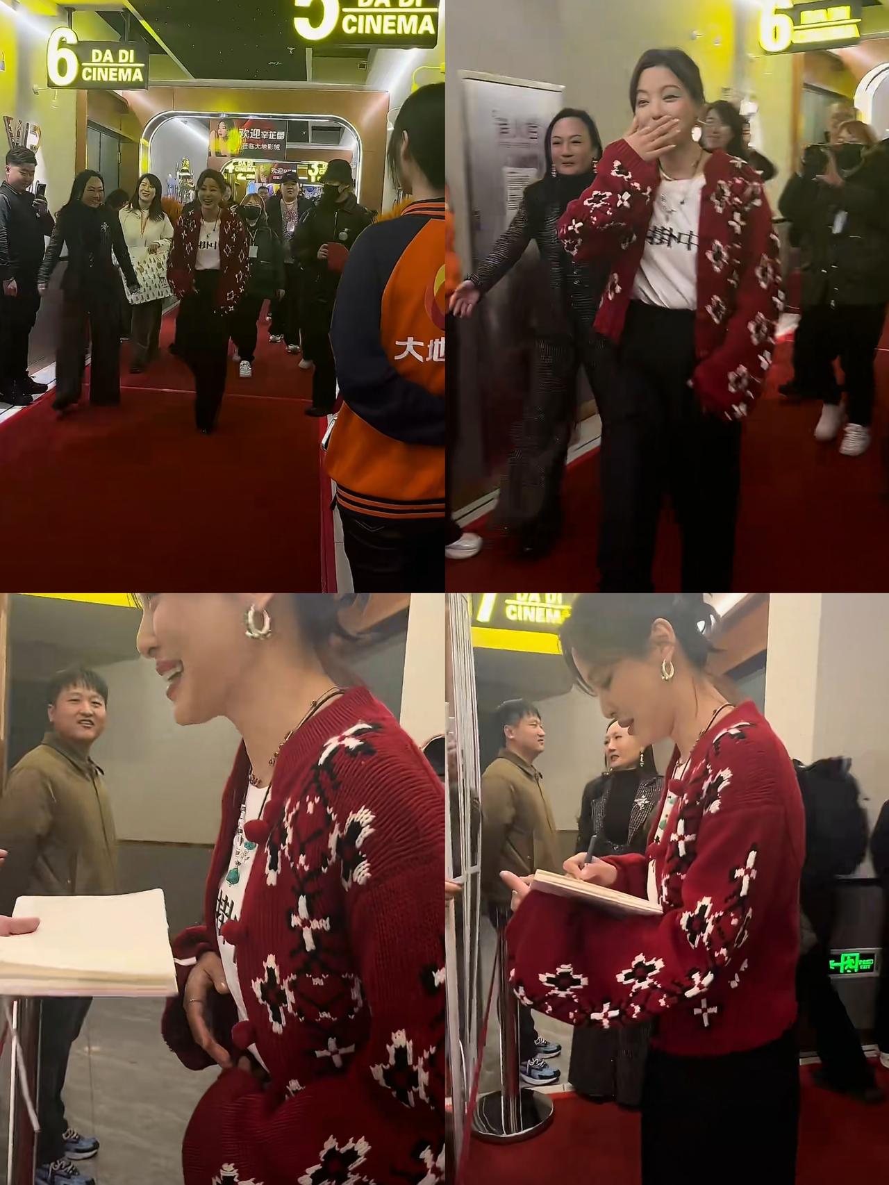 影后辛芷蕾私下里原来这么接地气回老家后，完全卸下了偶像包袱。不仅走路姿势