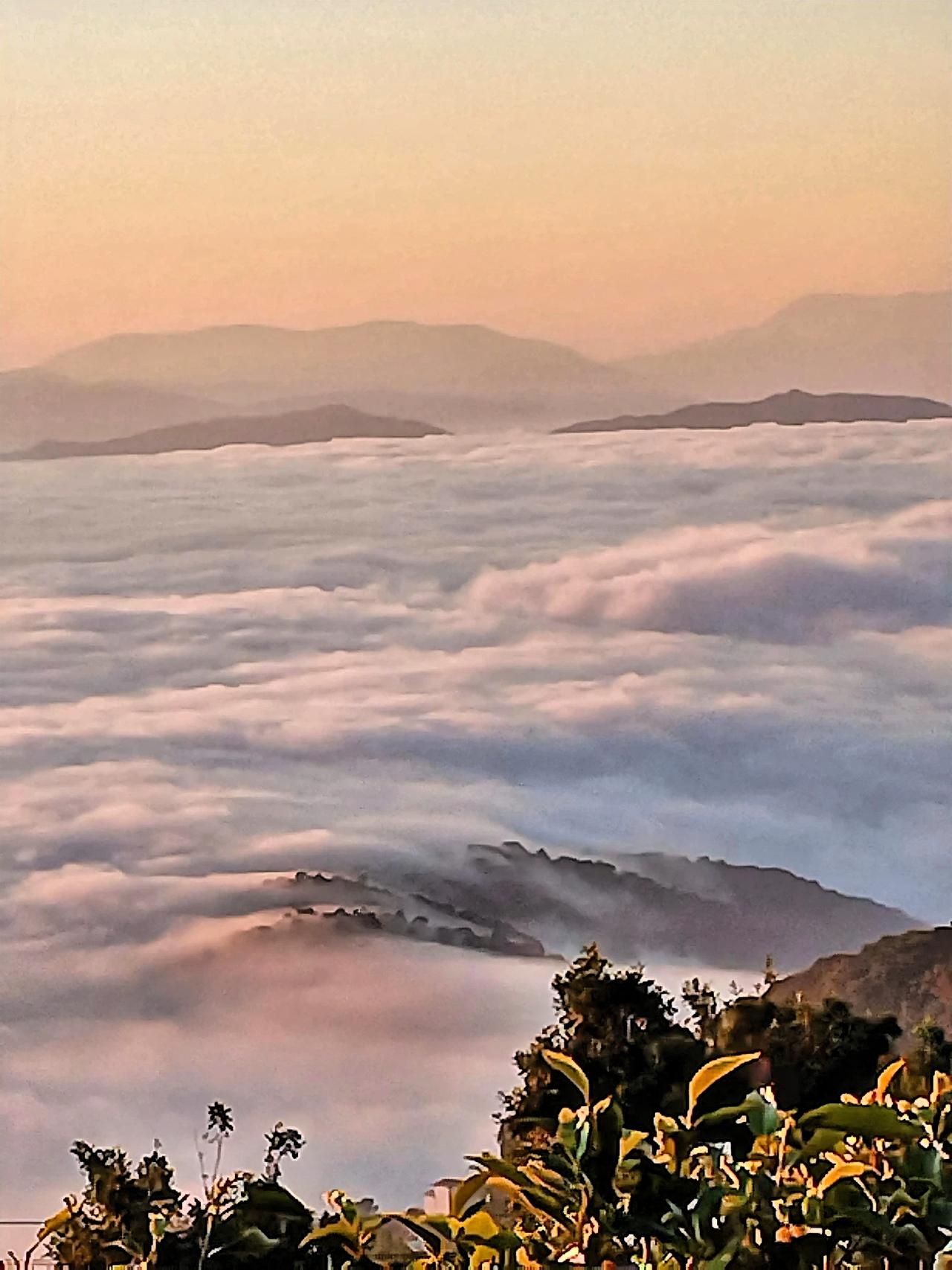 记录我的2026云海之上，静看山峦起伏，心旷神怡。愿人生更美丽，在这云海之巅，