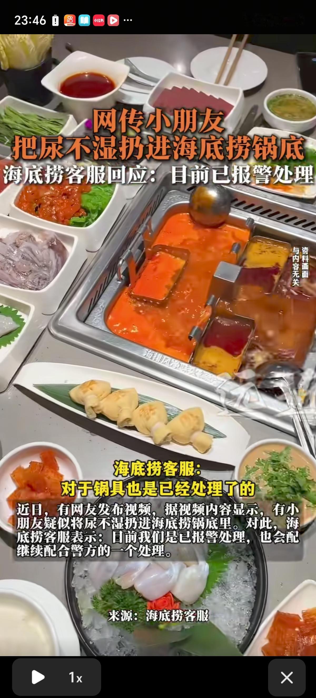 海底捞这个梗是过不去了吗？上回的熊孩子刚被要求赔偿220万元。这回就有个小豆丁把