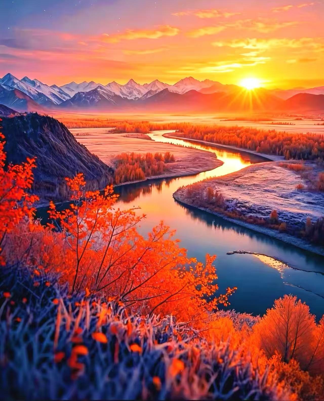 晚霞很美總是讓人進入那美美的遐想。