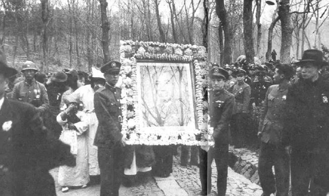 1951年，几个农民用铁镐敲开了戴笠的水泥墓，棺材中除了他的遗骸外，还有一把一尺