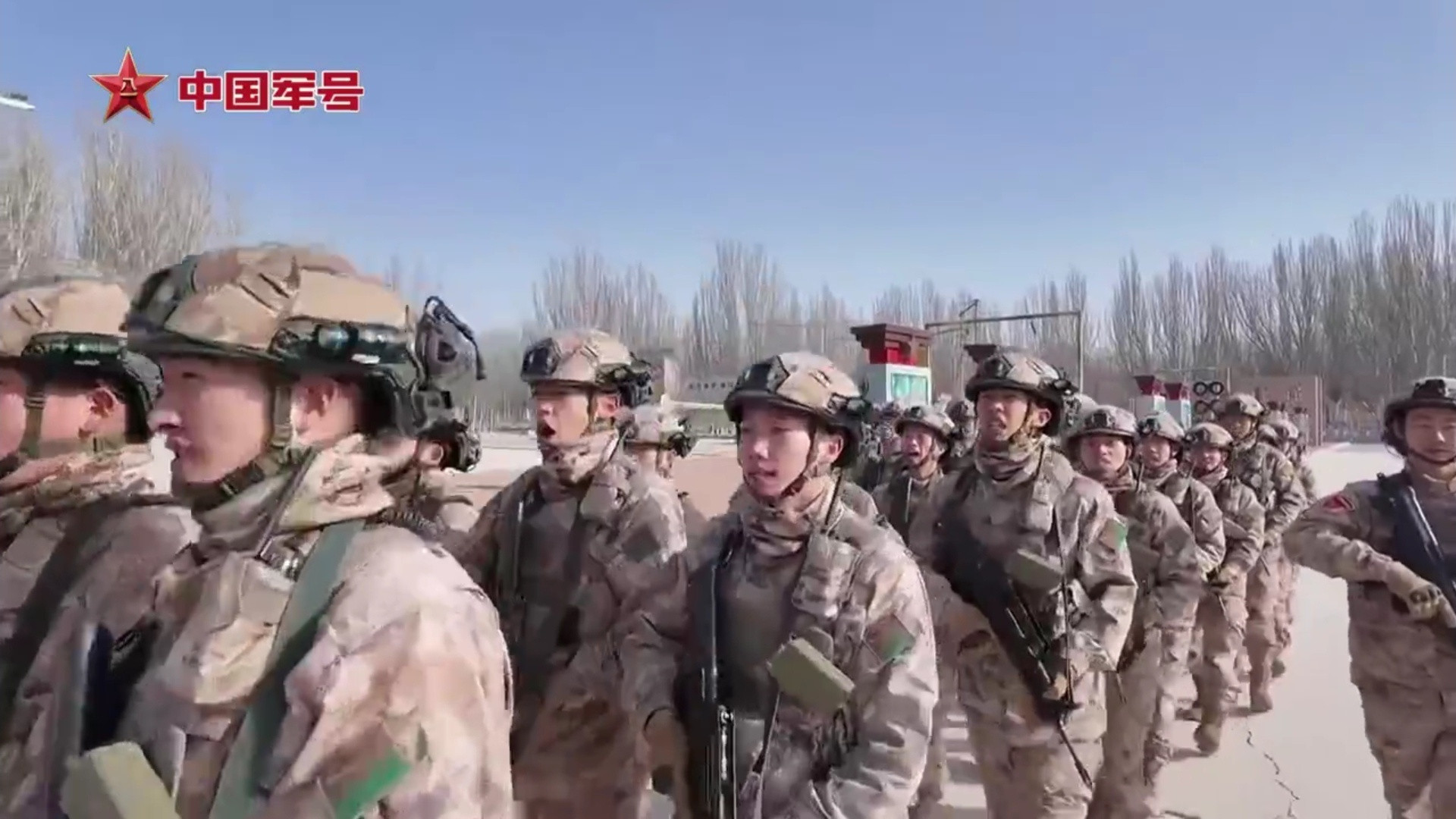 某部应急反恐分队