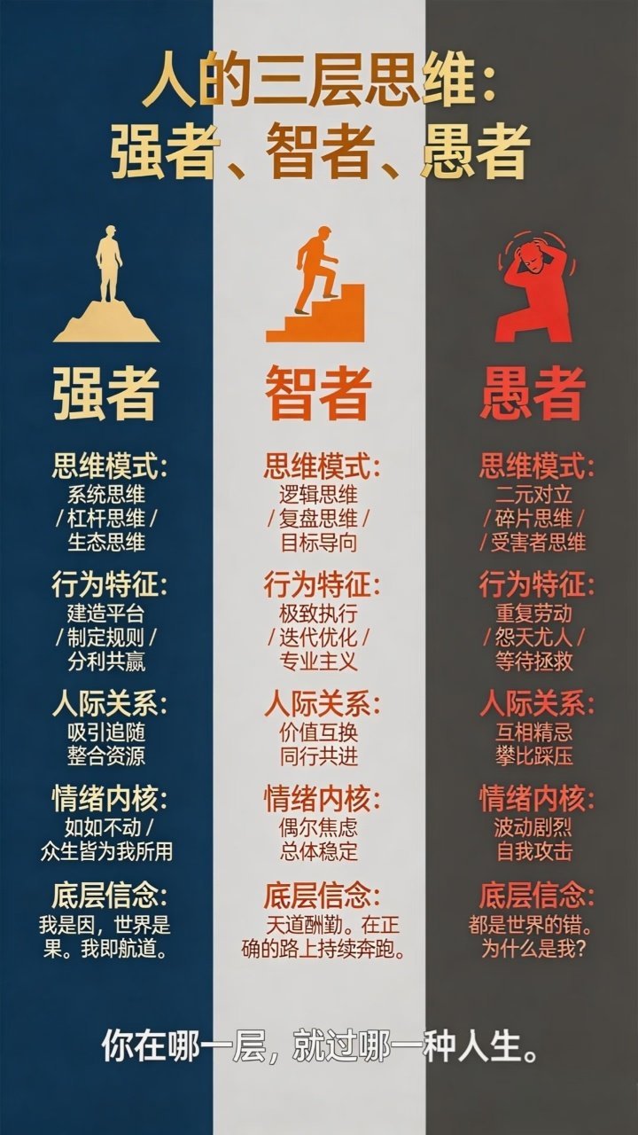 强者，智者，愚者