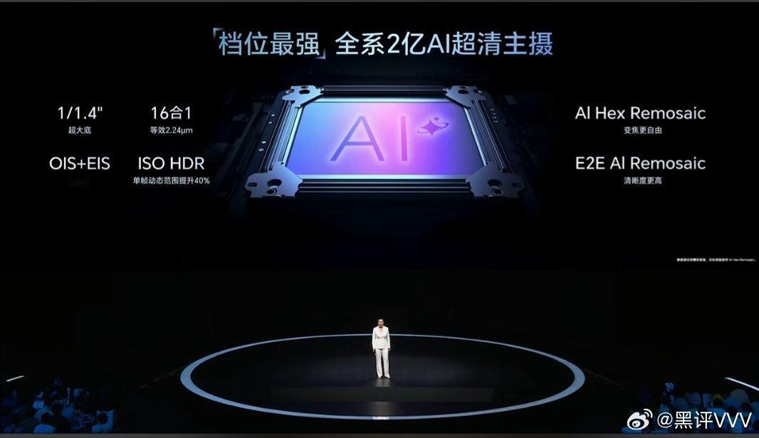 荣耀400全系2亿超清写真人像主摄，结合AI人像意图识别引擎，实现同档最清晰成像
