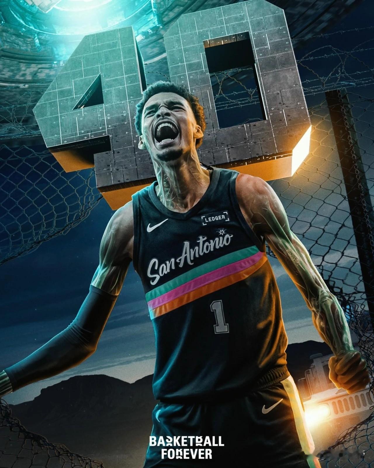 出家人慈悲为怀，文班亚马半场37分全场只拿40分放湖人一马!在今天马刺与湖人