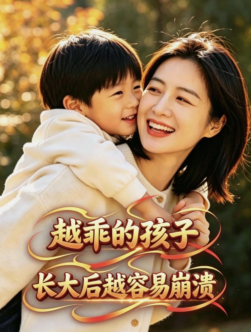 别再夸孩子＂乖＂了！心理学家：越乖的孩子，长大后越容易崩溃。刚才刷到一个