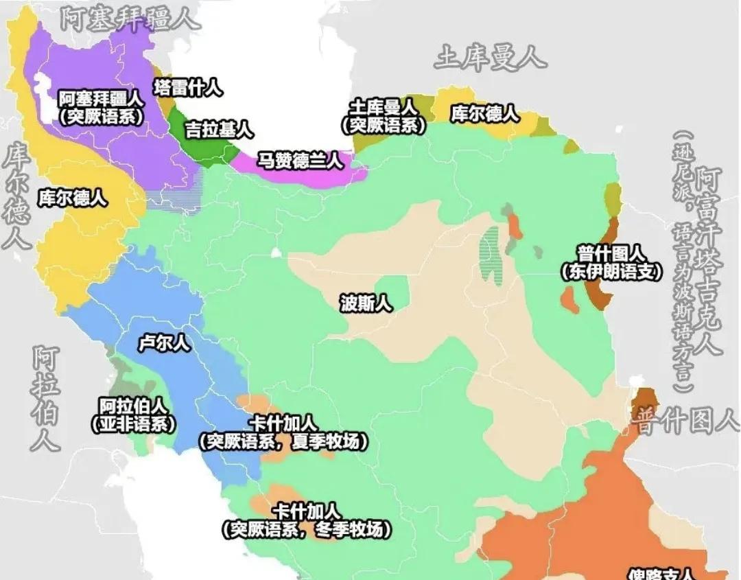 伊朗波斯族与阿塞拜疆族：矛盾与共生的双重图景伊朗人口中，波斯族占66%，是主体