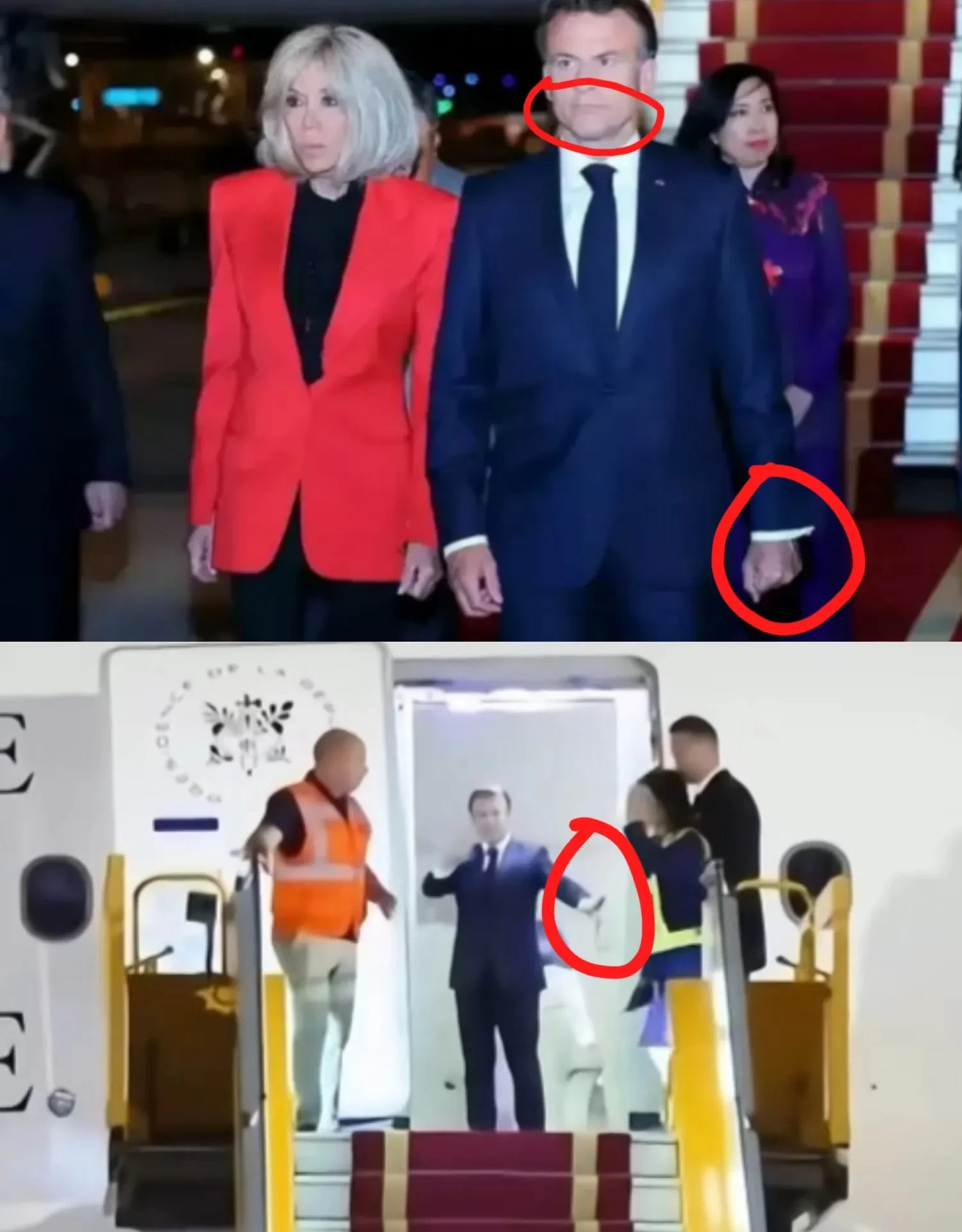 马克龙被老婆当众扇脸，气得牙痒痒哎呀妈呀，万万没想到！马