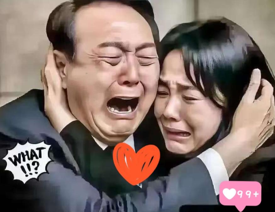 10月15日，尹锡悦终于走出了首尔看守所。10月15日，韩国前总统尹锡悦终于迈