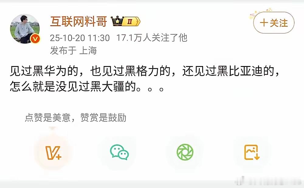 有人做手机，做空调，做汽车，但没做无人机，不是不想做，而是xx了。​​​