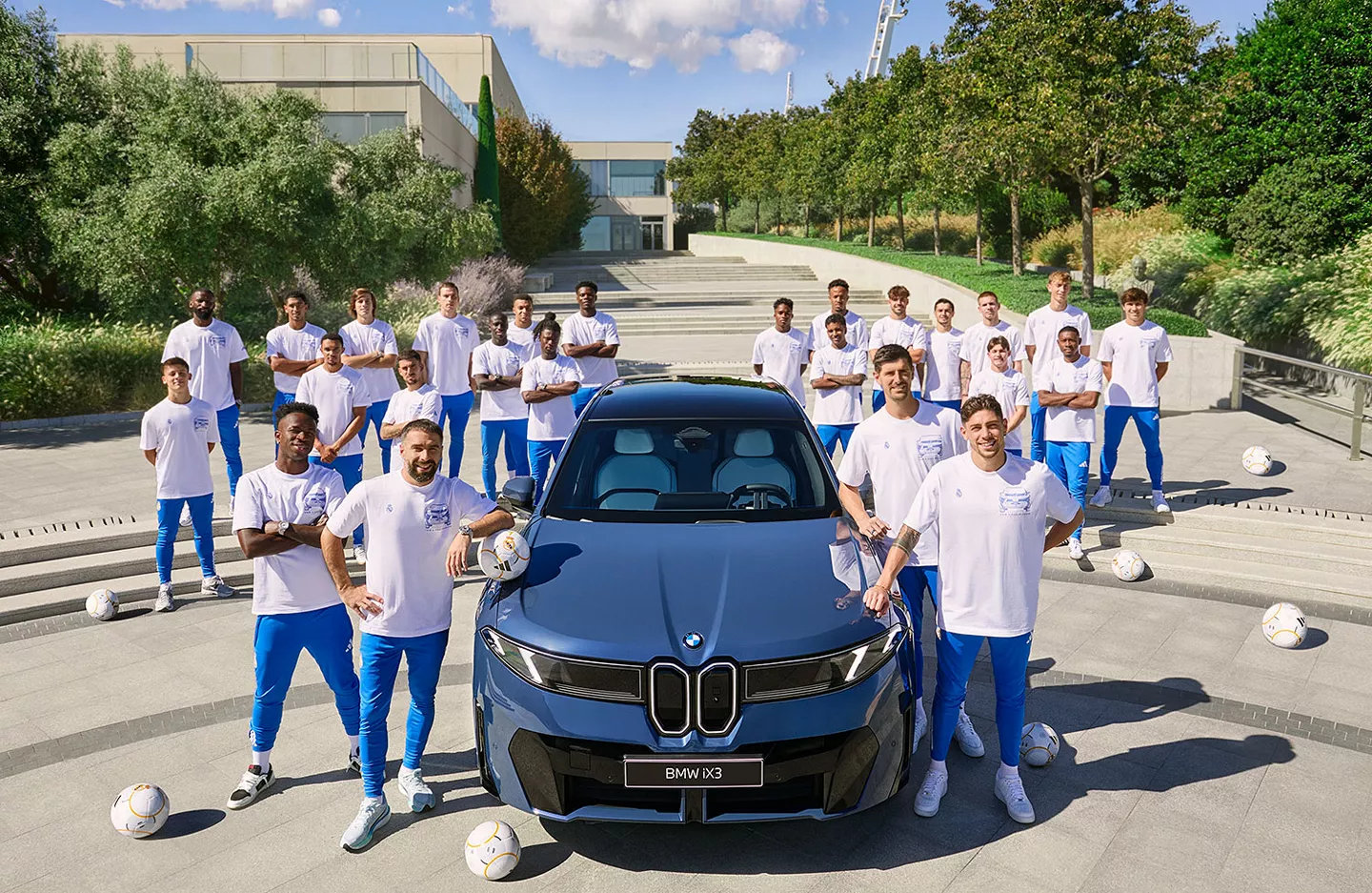 皇马一线队喜提BMW新车（1）halamadrid​​​