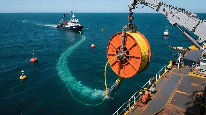 台湾海底电缆遭破坏的事情终于破案了！原来是台湾贼喊捉贼，上演的一出苦肉计。威海市