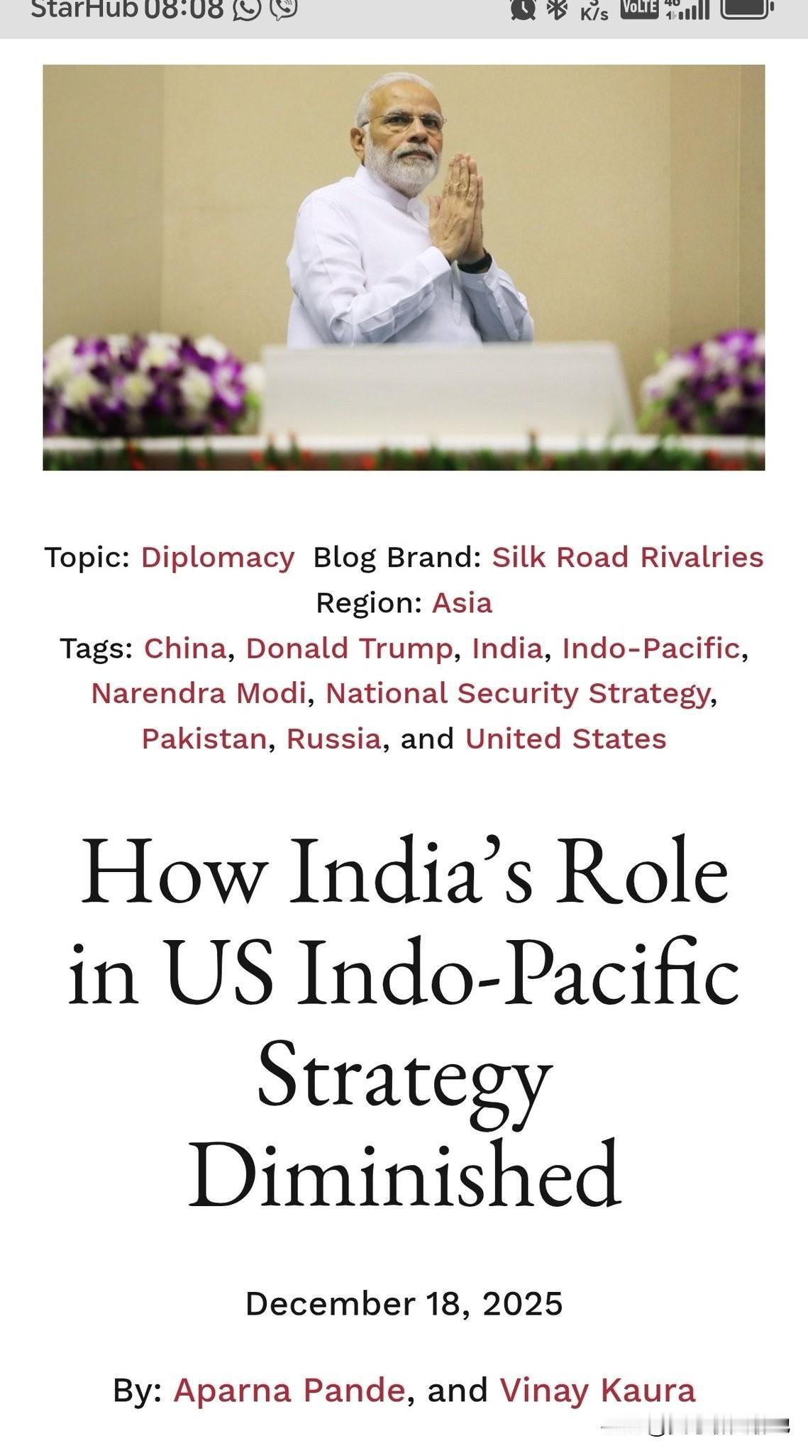 印度人做梦都没想到特朗普会对他们征收那么重的税，从政府到民间，每个人都愤愤不平。