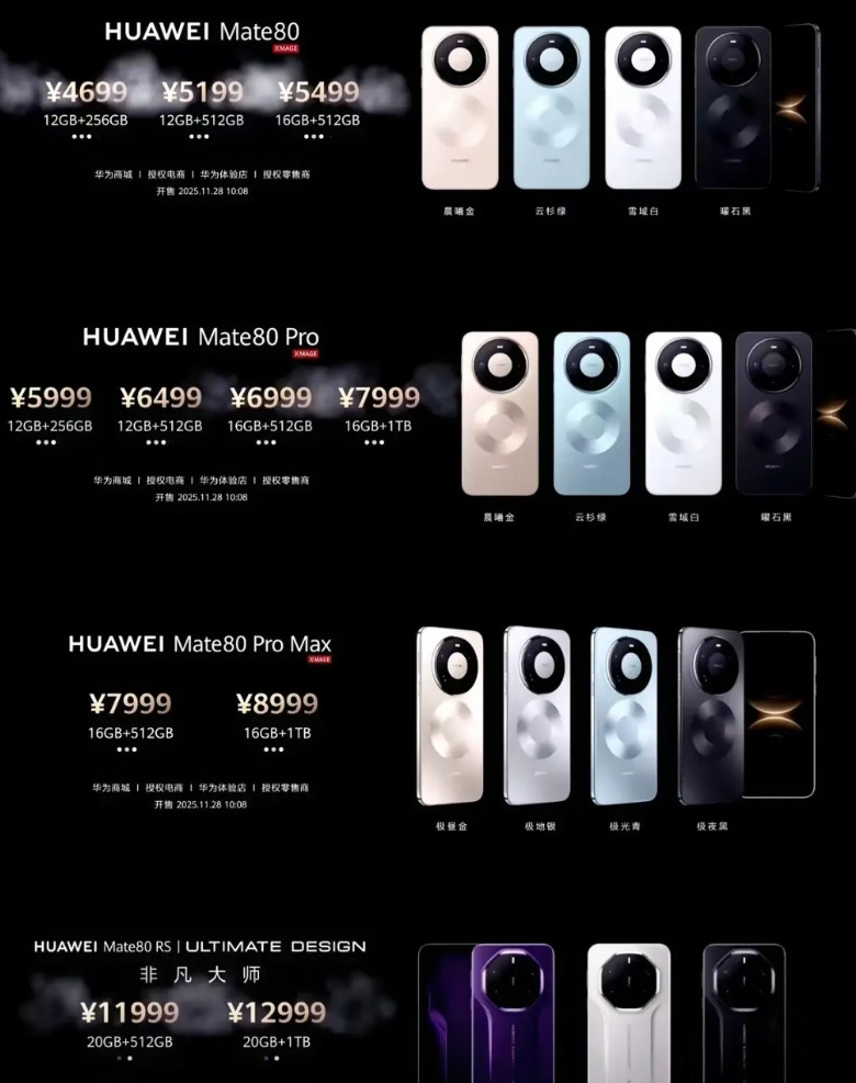 mate这价格实在是让人意想不到啊！标准版才4699起步，我记得当初mate6