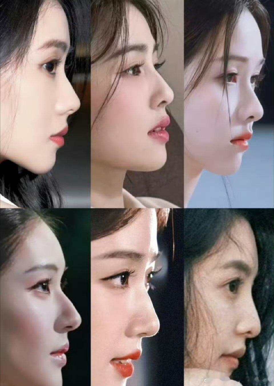 女明星侧颜，赵露思怎么这么僵