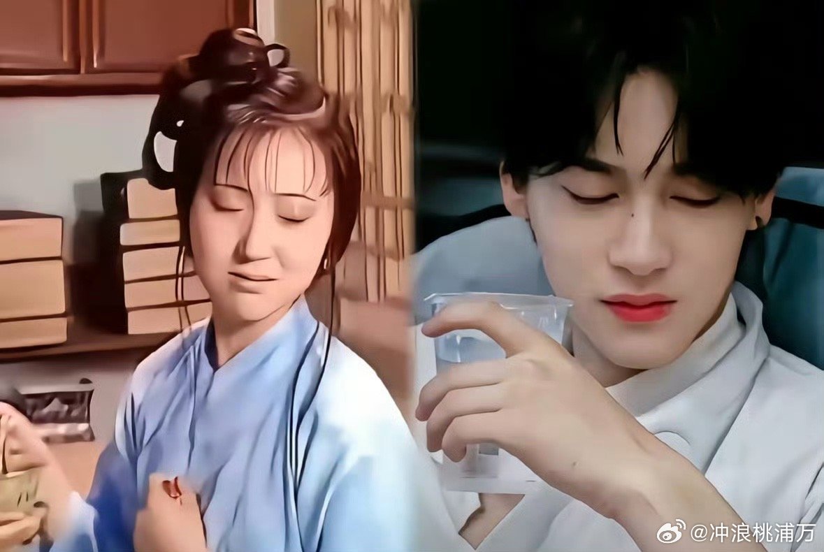田栩宁蕾黛玉上线怎么喝药也这么可爱！田栩宁你别太美貌[哭哭]！另外，照顾好自己啊