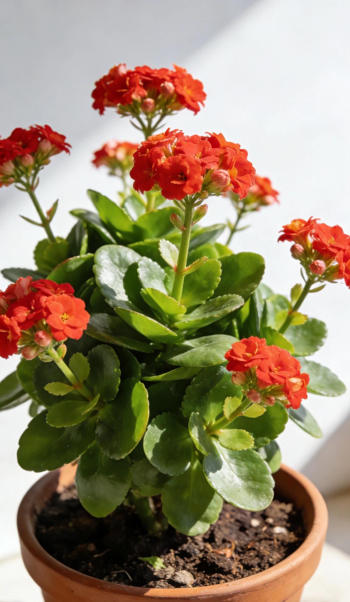 长寿花不长怎么办长寿花不长大概率是光照、水肥或盆土出了问题。先搬到每天4-6小时