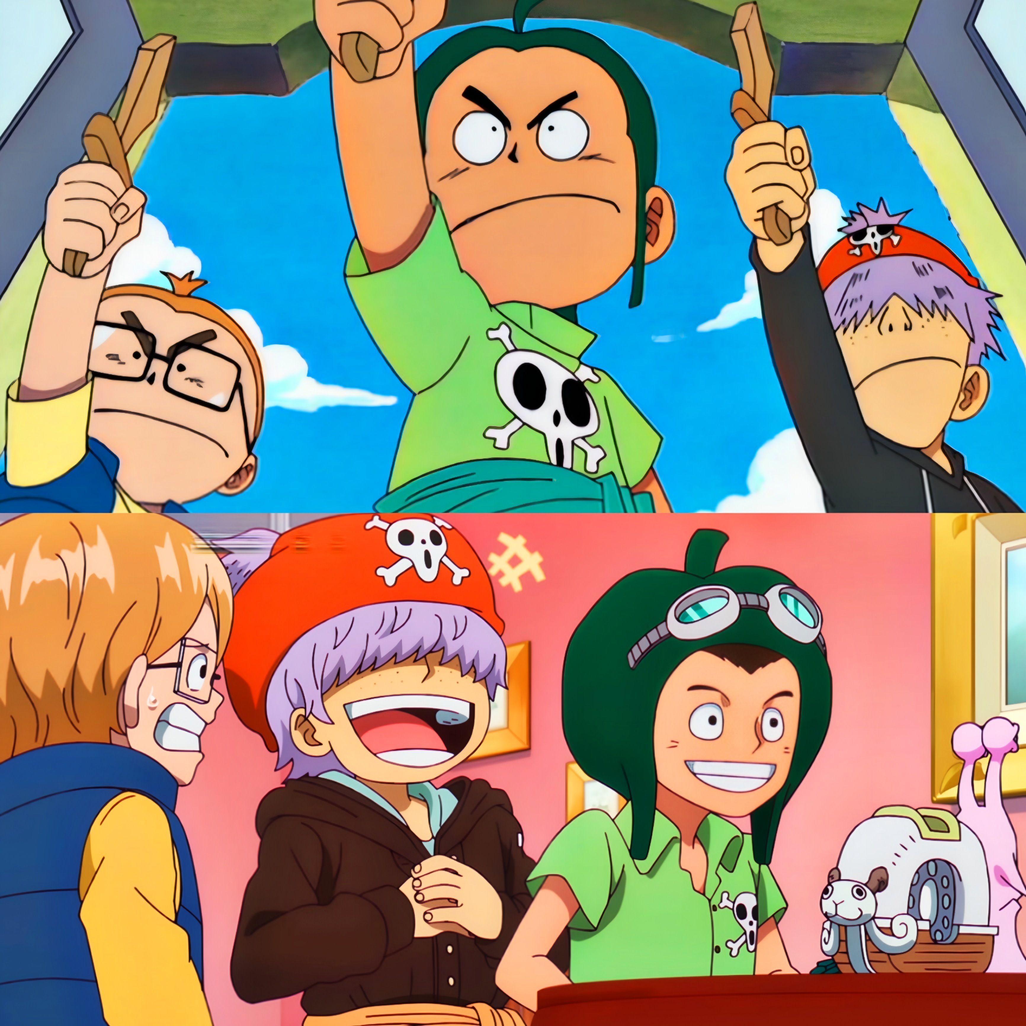 海贼王海贼王这仨小子成长了呀