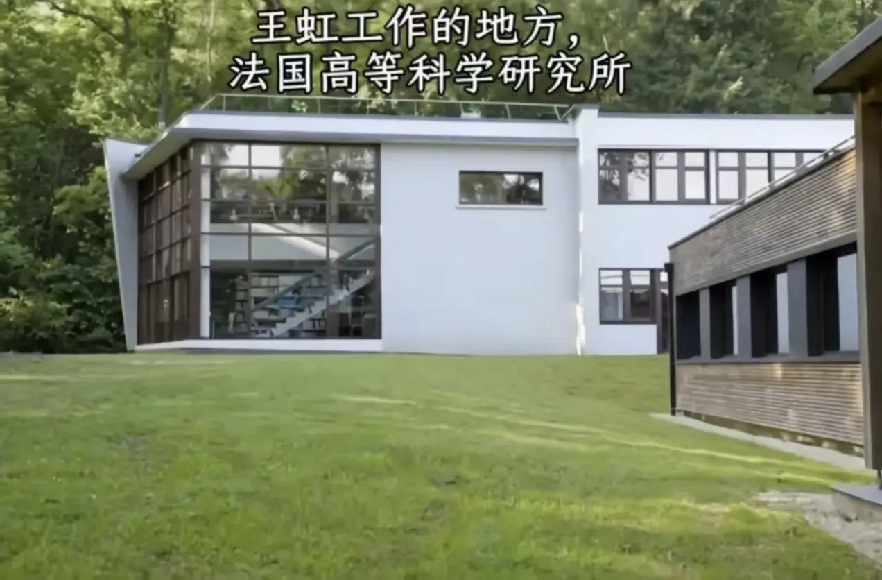 王虹在法国的工作环境，25亩森林公园，没有考勤、授课、填报表王虹在法国高等科学