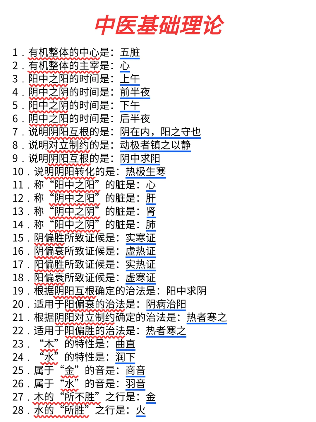 🔥零基础学中医，无非这234个知识点……