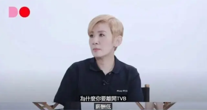 记者问吴君如：“你为什么要离开TVB？”吴君如说：“我不是说他坏话，他的工资太低