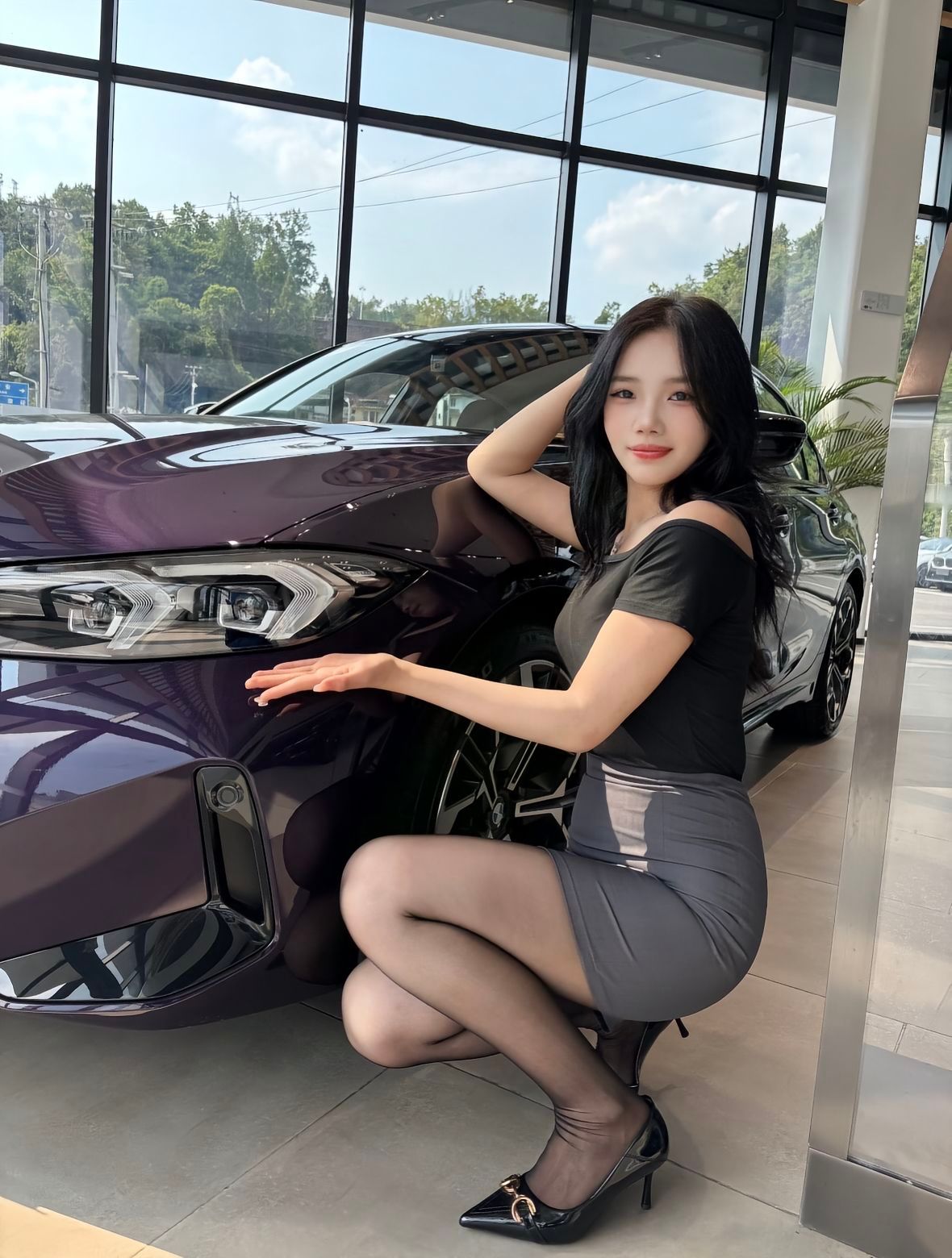 宝马这款紫色💜比较好看​​​