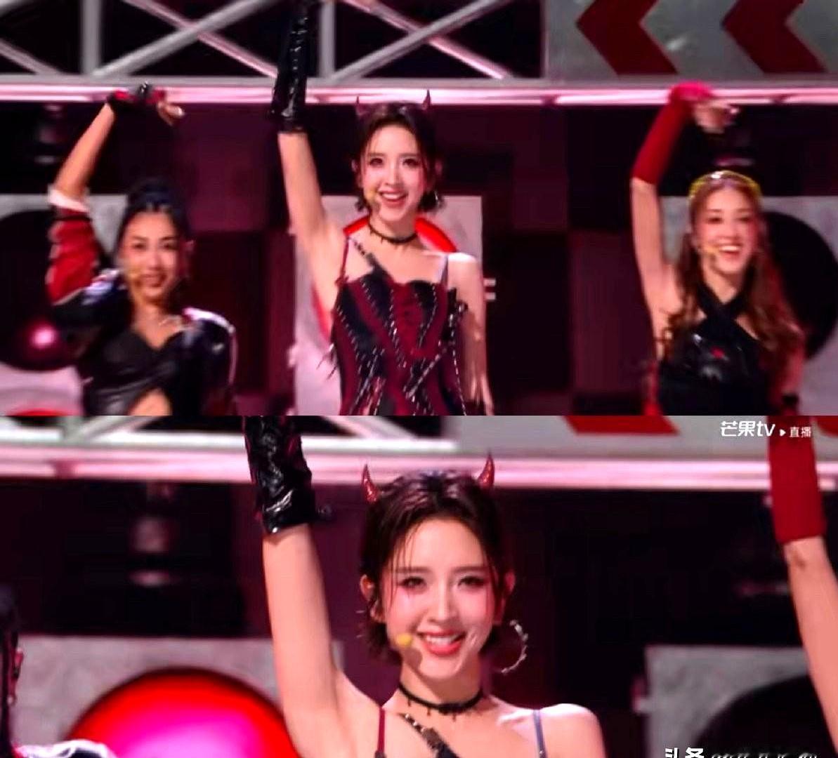 演员唐艺昕，非要去唱跳舞台暴露短板？这姐们是真敢啊！她那段《乘风2026