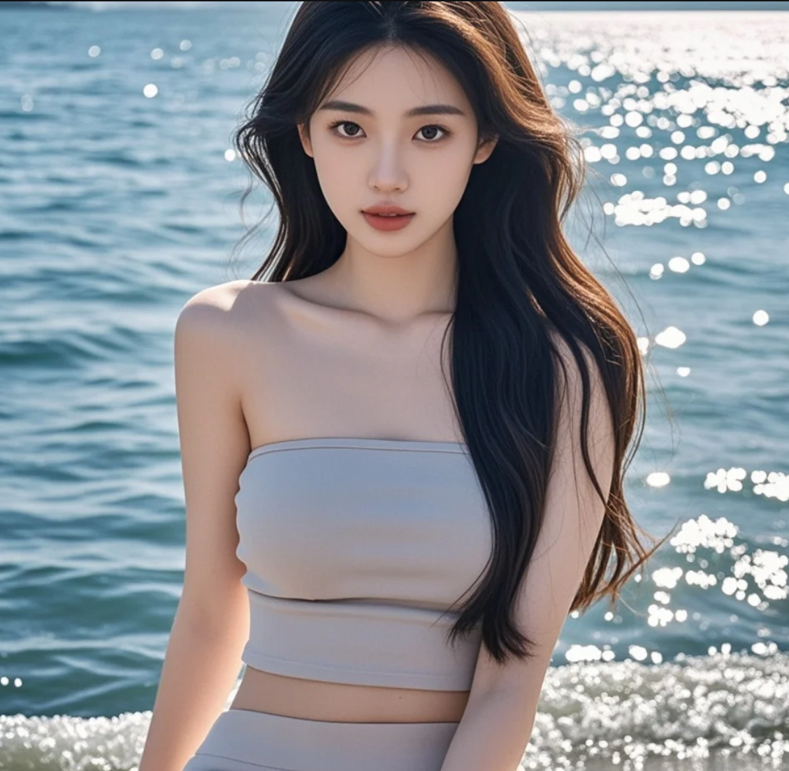 海浪拍打着沙滩的声音，是我现在最想发给你的语音