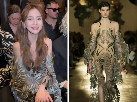 大家发现没，超模穿的衣服都很丑，同样的衣服Angelababy就穿的超好看，不