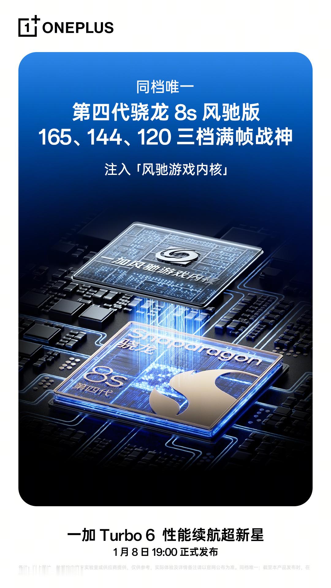 晚上就是一加Turbo6系列发布会了，大家猜一个起售价？核心配置有第四代骁龙