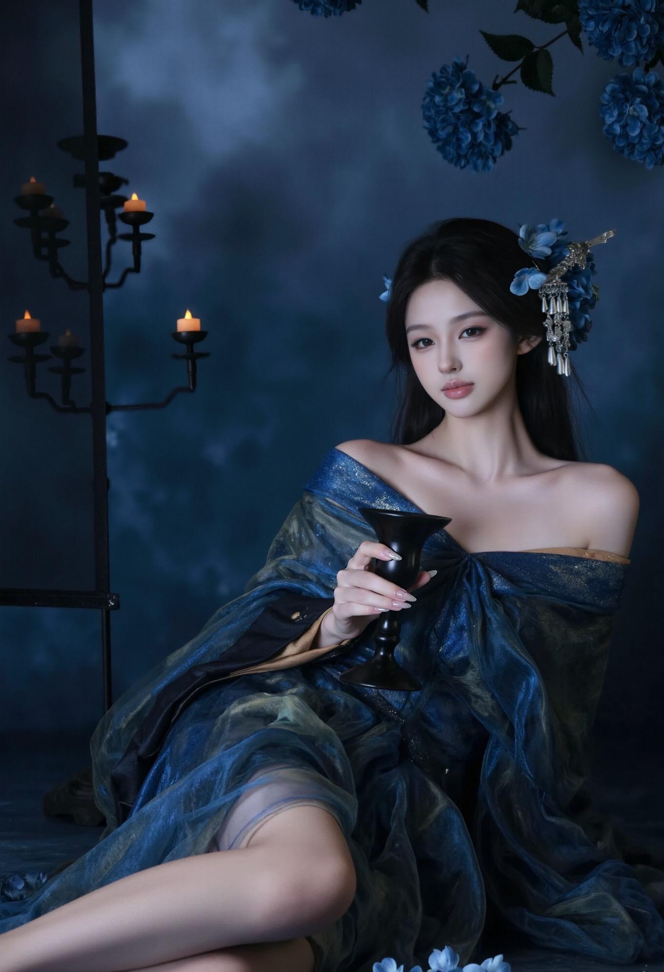 国风美学 古风美学暴击 古风写真的绝美宿命感 氛围感汉服照 破碎感古风妆造