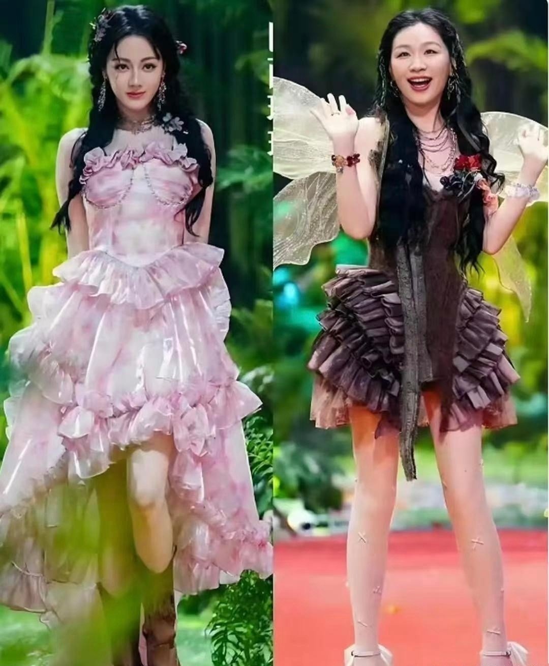 热巴金靖鞋子穿错位了吧，互换之后颜值穿搭瞬间更和谐！​