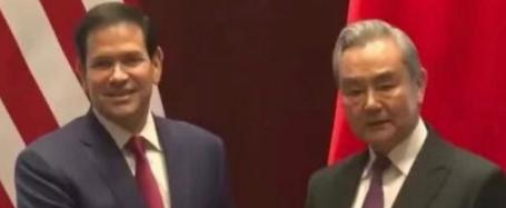 真是令人太意外了，在慕尼黑安全会议上，我们的王毅外长跟美国国务卿鲁比奥进行了长达