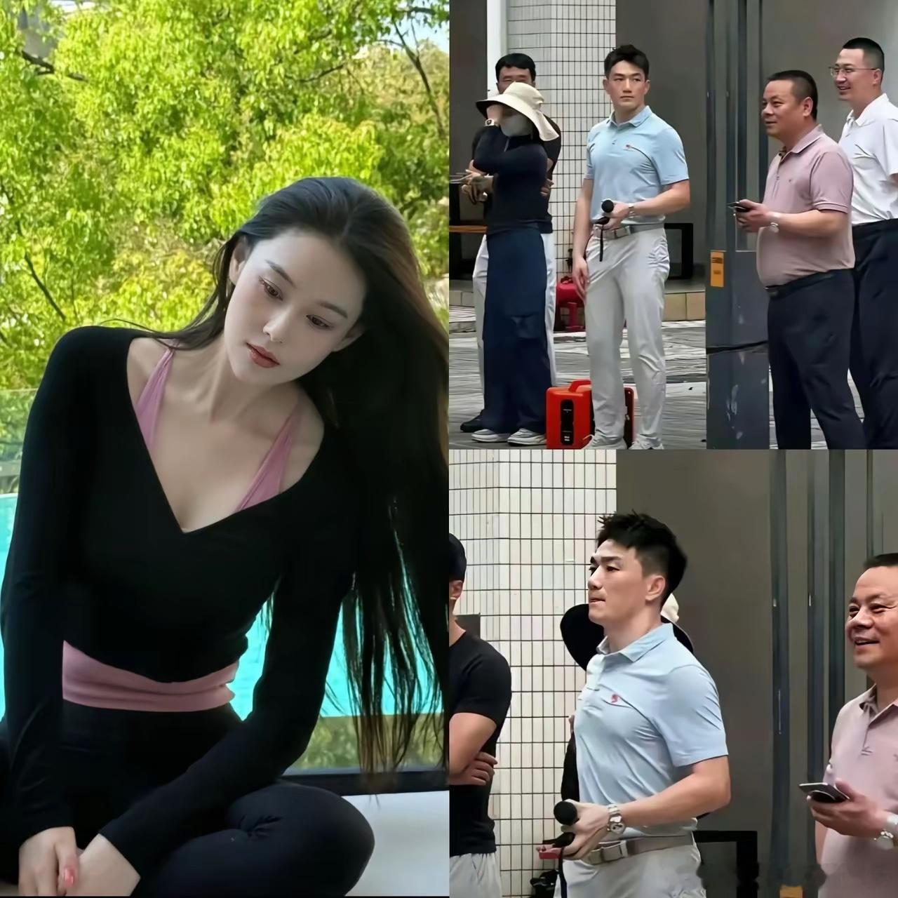 偶遇张馨予的老公，朋友说他看起来也没有说的那么帅啊。我白了她一眼说，这你就不懂了