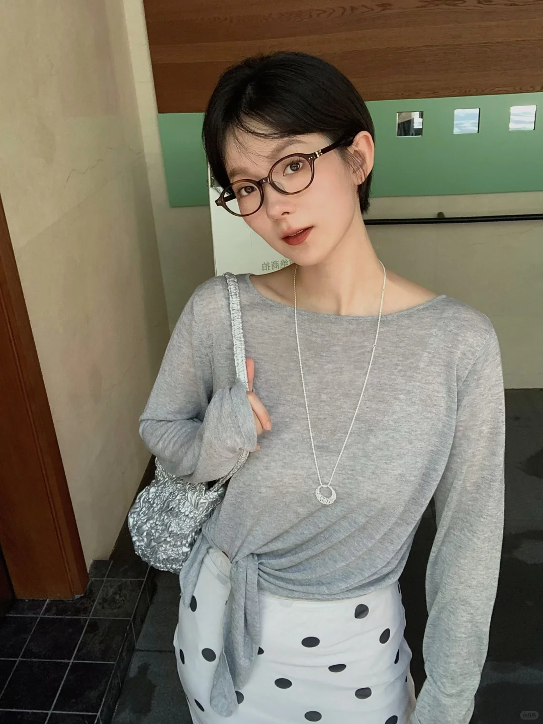 试过了！短发也能驾驭高智感眼镜👓